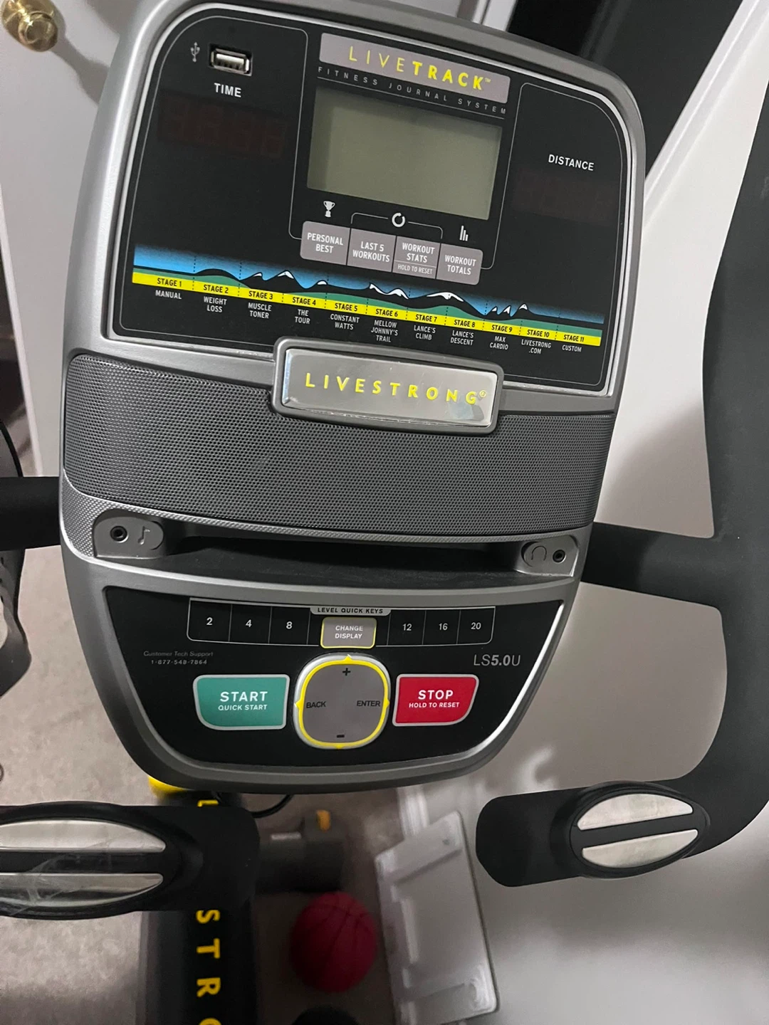 Livestrong LS5.0U Upright Exercise Bike - photo 3