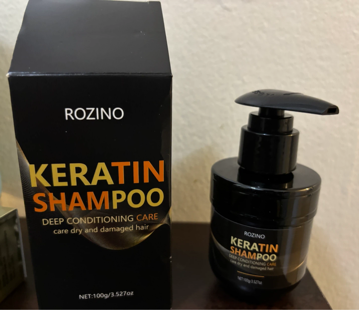 NEW-ROZINO Keratin Shampoo Deep Conditioning Care 100g/3.527oz
