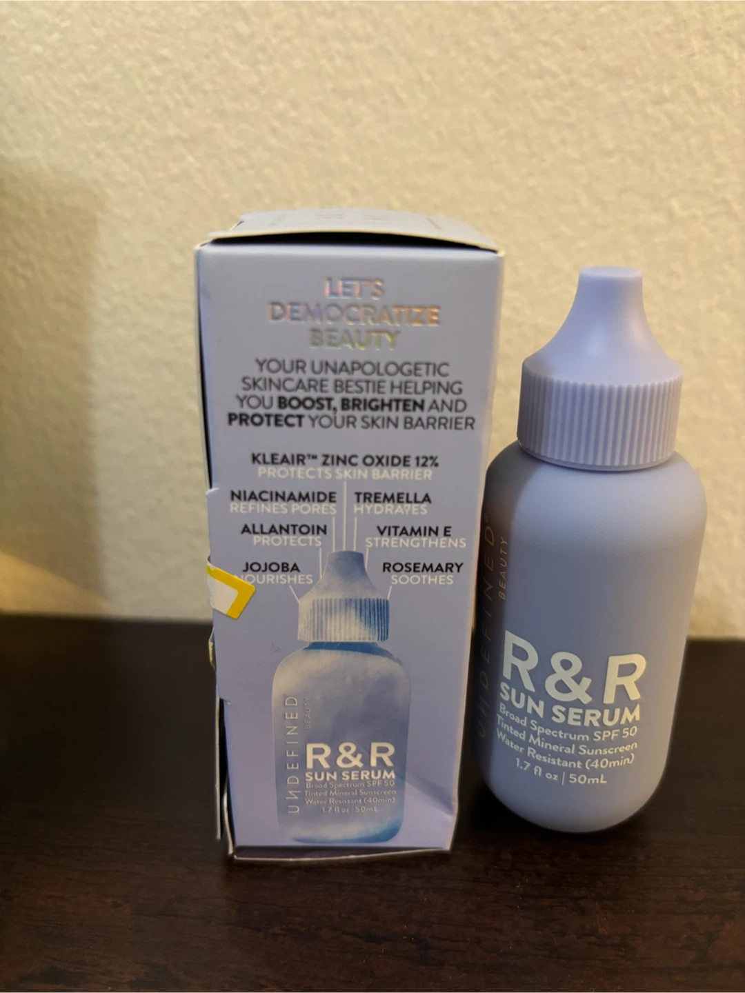 NEW-Undefined Beauty R&R Sun Serum SPF 50 Tinted Sunscreen - photo 3