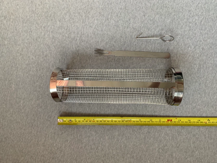 Stainless Steel Barbecue Roasting Cylinder - photo 2