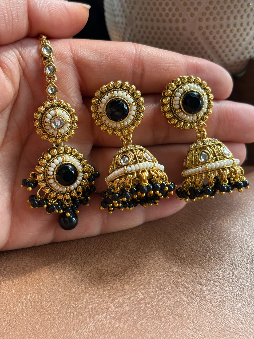 Jhumka Earring and Maang Tikka Sets