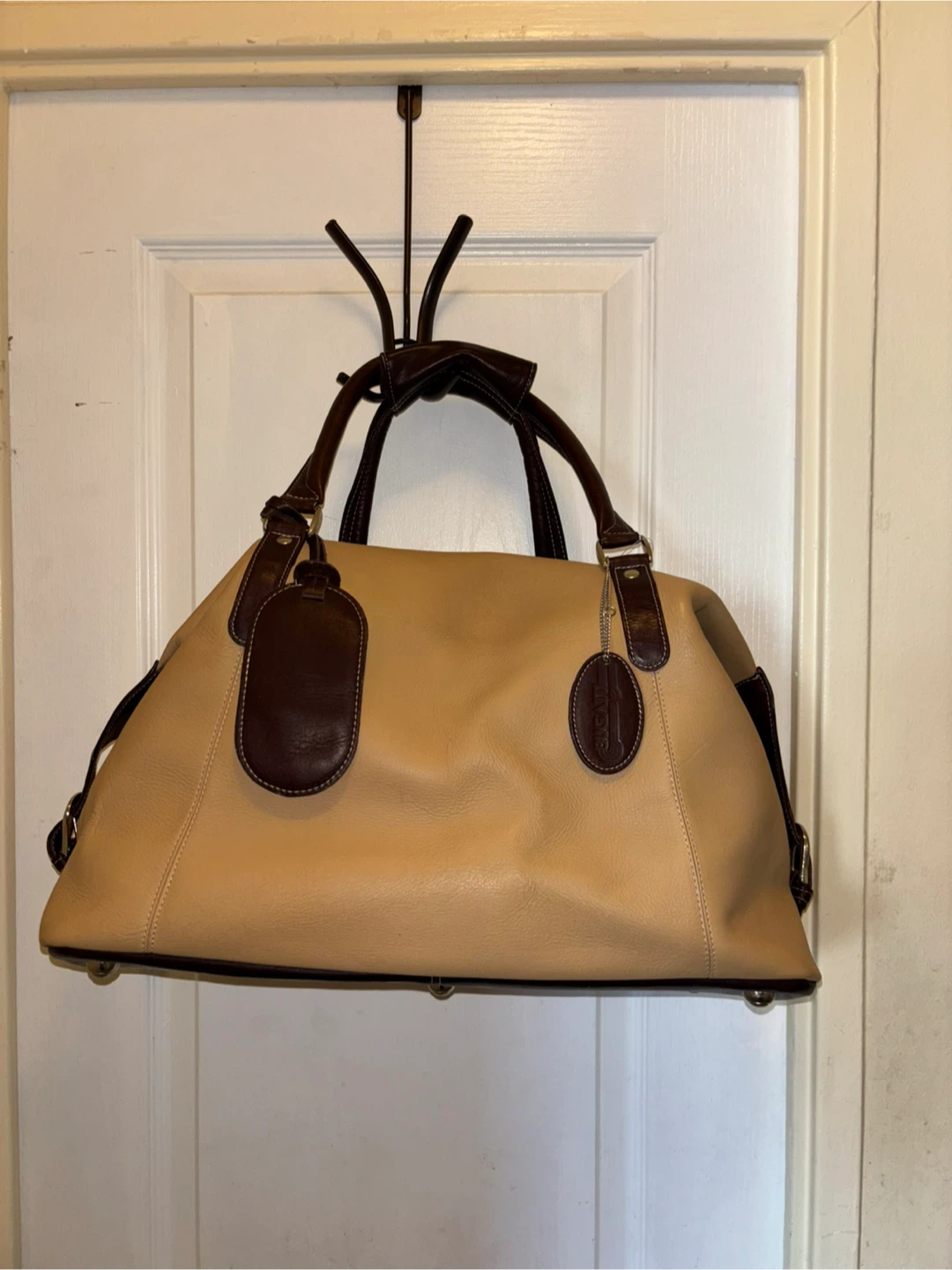 Bugatti Leather Satchel Bag