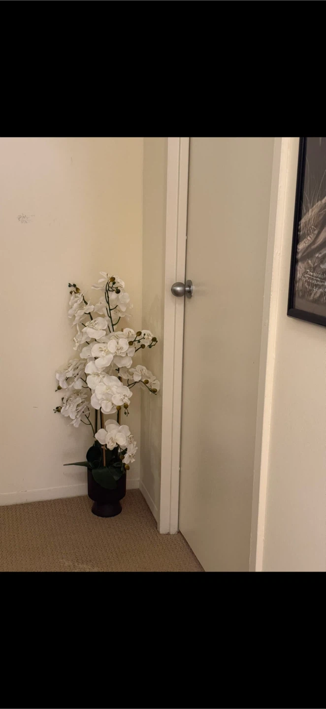Artificial White Orchid Plant
