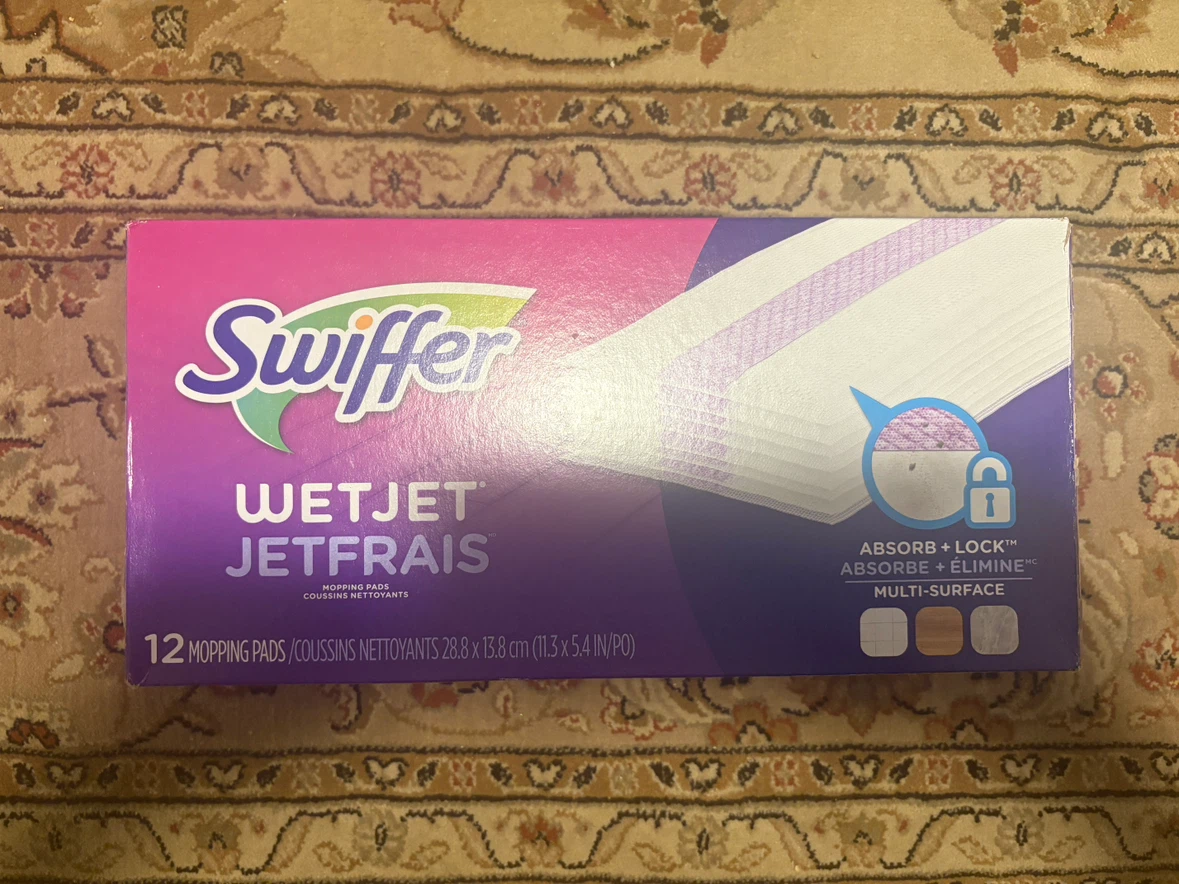 Swiffer Wet Jet Mopping Pads Open Box