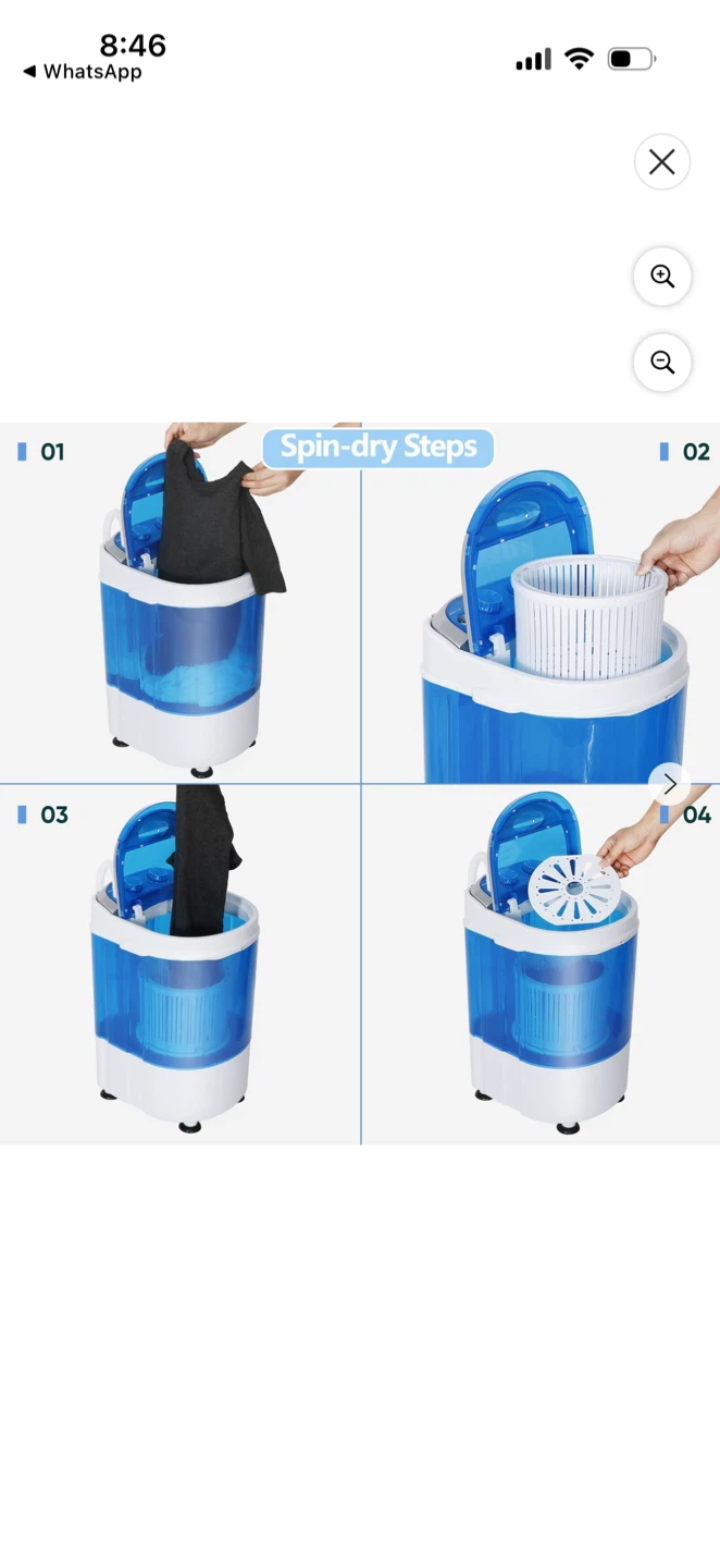 Portable Compact Mini Washing Machine - photo 2