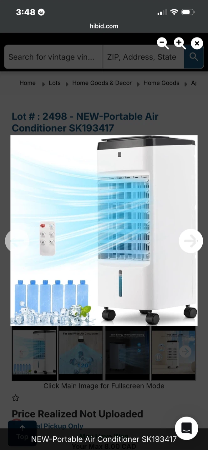 3-in-1 Portable Air Cooler Fan and Humidifier