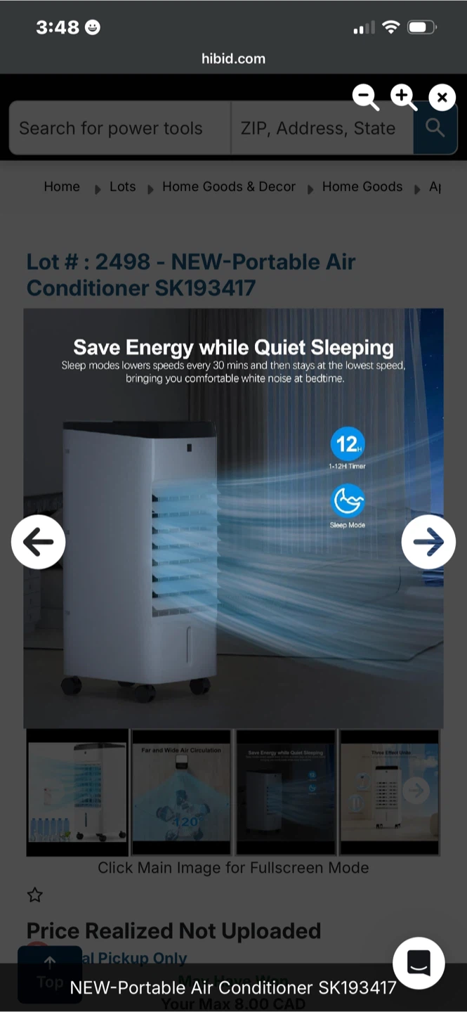 3-in-1 Portable Air Cooler Fan and Humidifier - photo 3