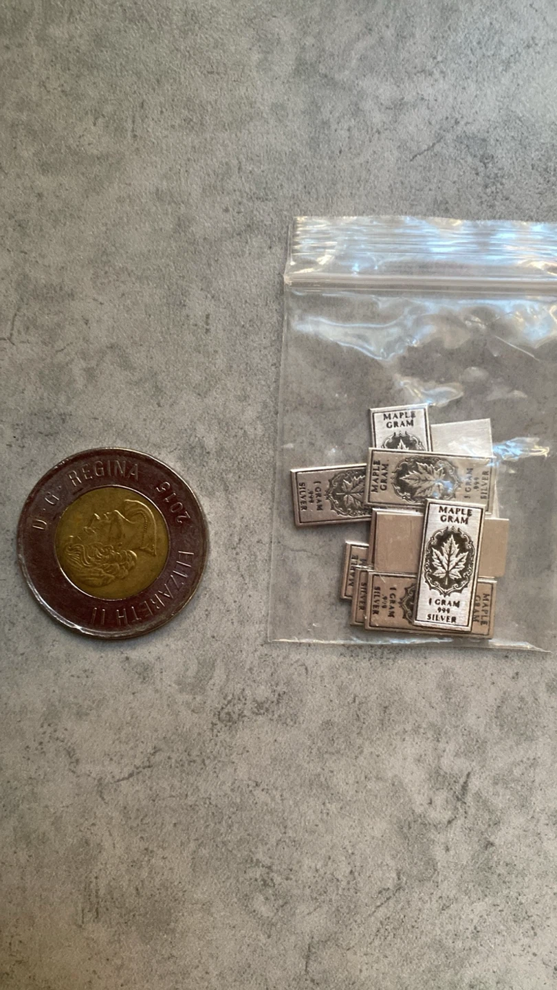 Maple Gram 1 Gram Silver Bars