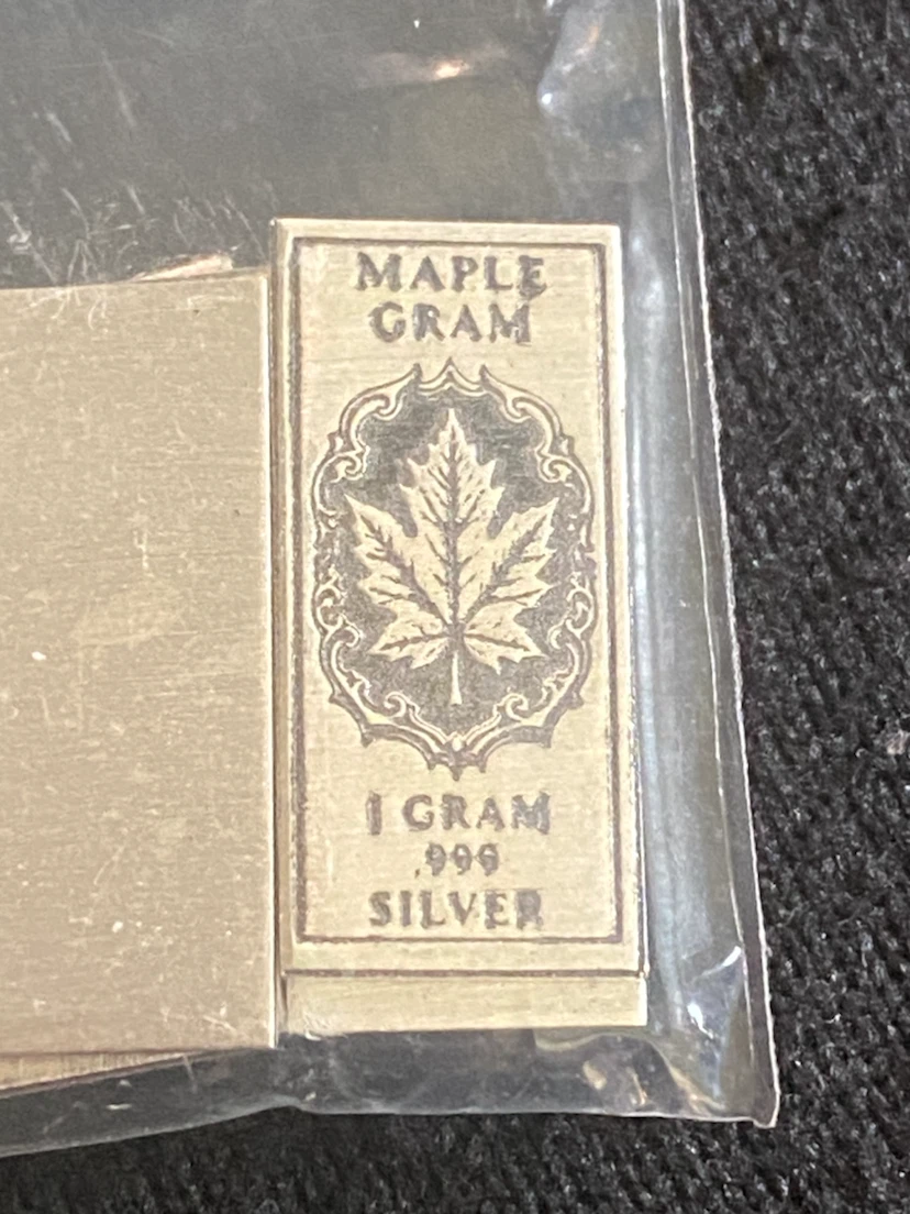Maple Gram 1 Gram Silver Bars - photo 3