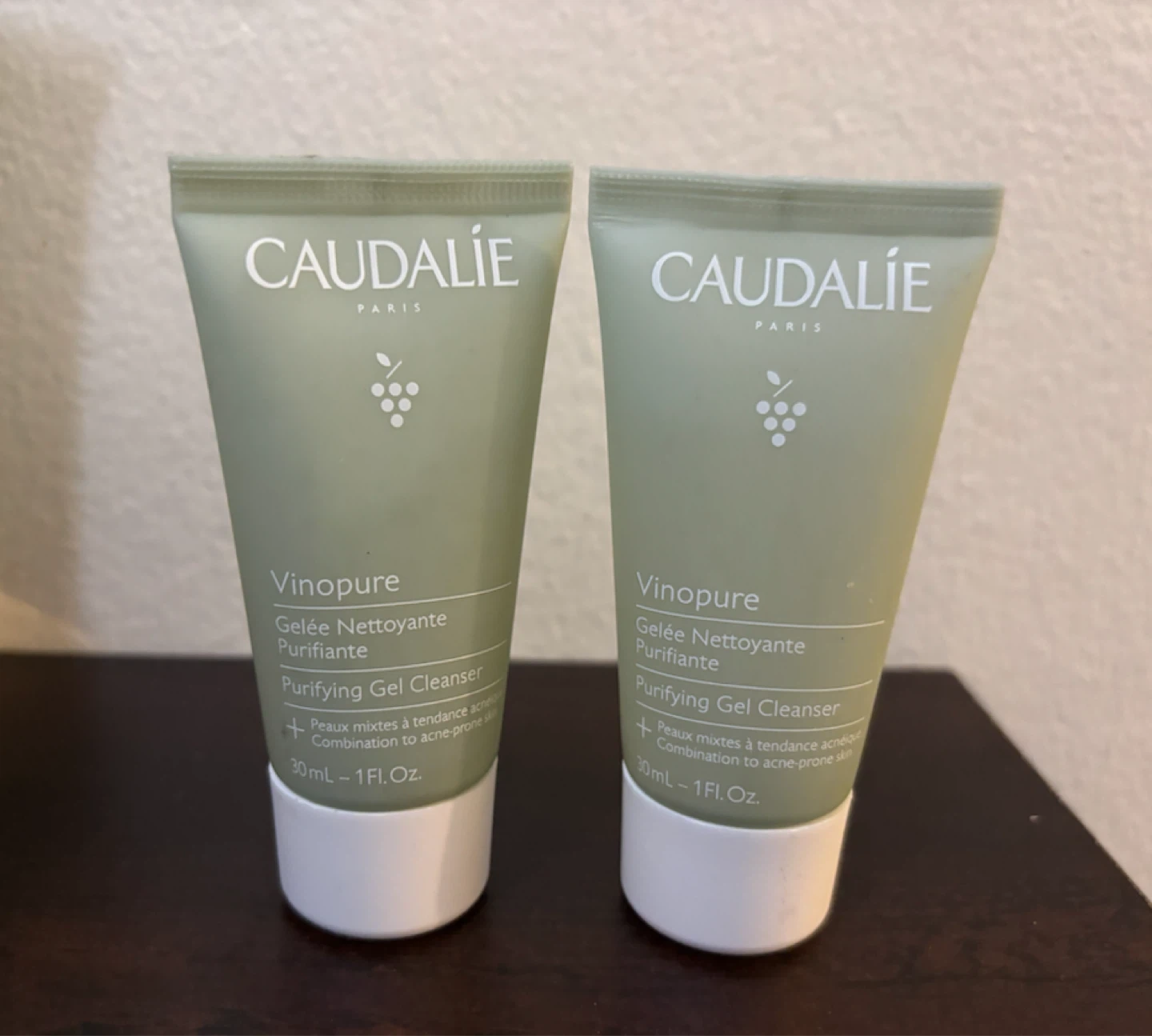 NEW-Caudalie Vinopure Purifying Gel Cleanser (2 x 30ml)