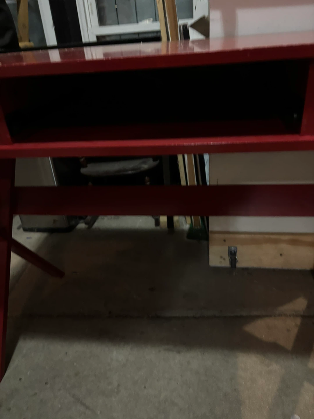 Nice Red X-Leg Writing Desk - photo 4