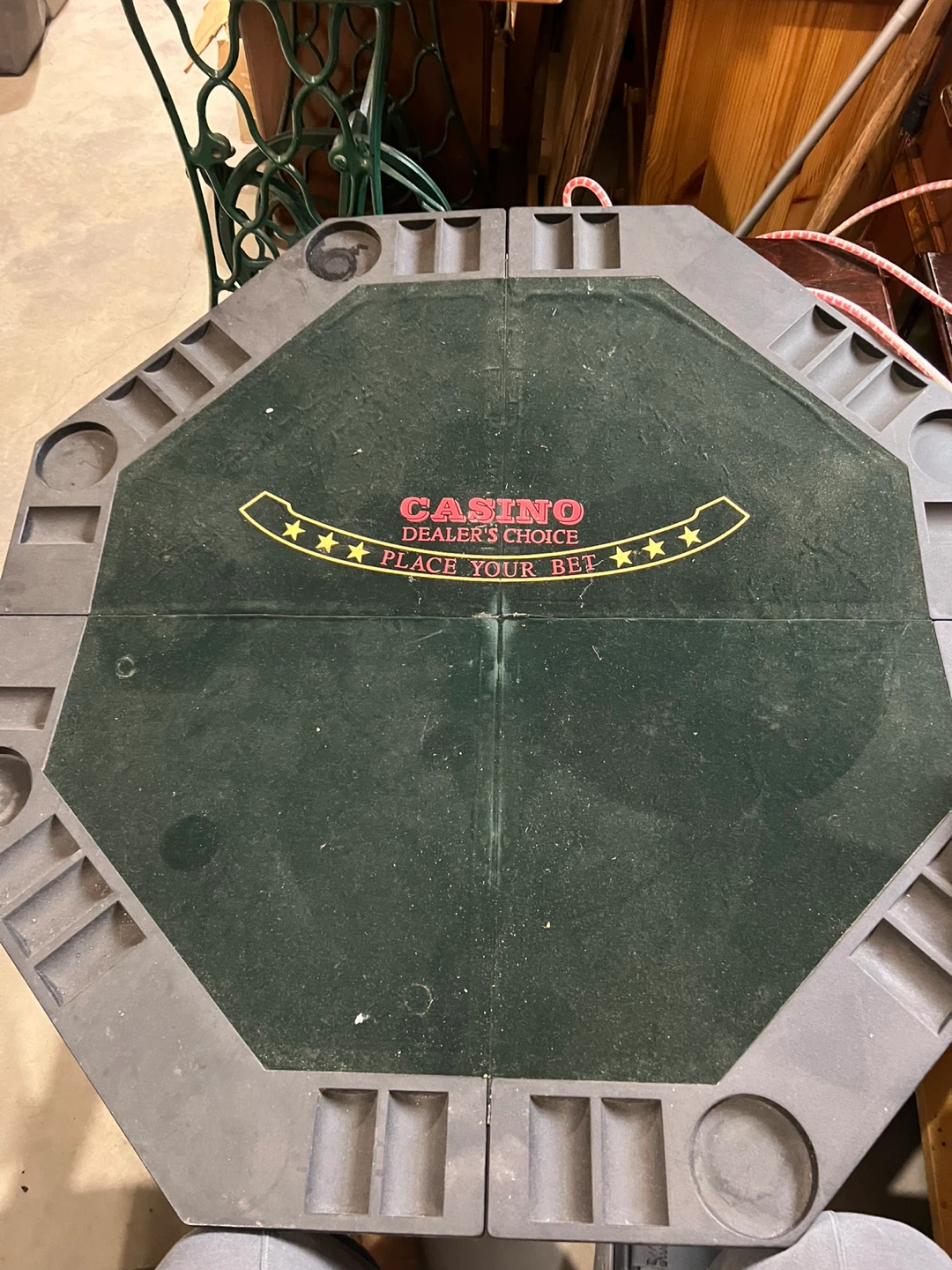Casino Dealer's Choice Poker Table