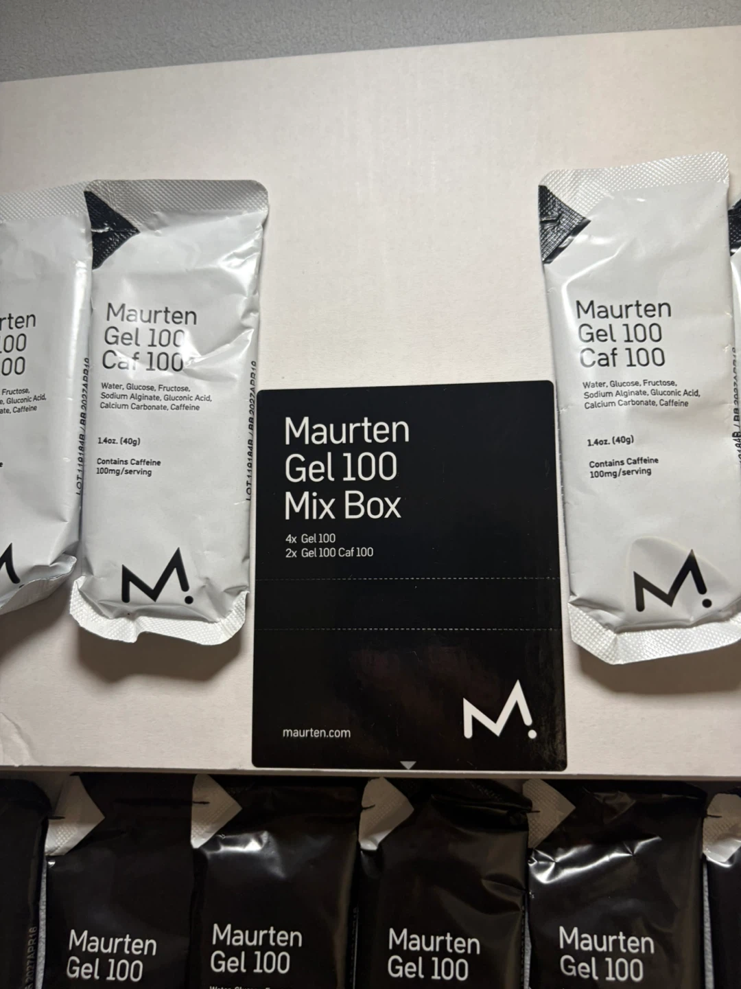 Maurten Gel 100 Mix Box - 7X Gel 100 + 4X Gel 100 Caf 100 - photo 2
