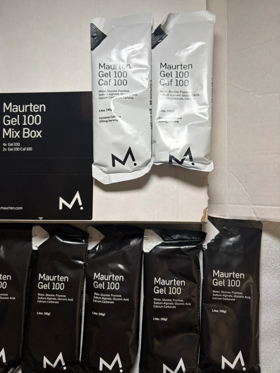 Maurten Gel 100 Mix Box - 7X Gel 100 + 4X Gel 100 Caf 100 - photo 3