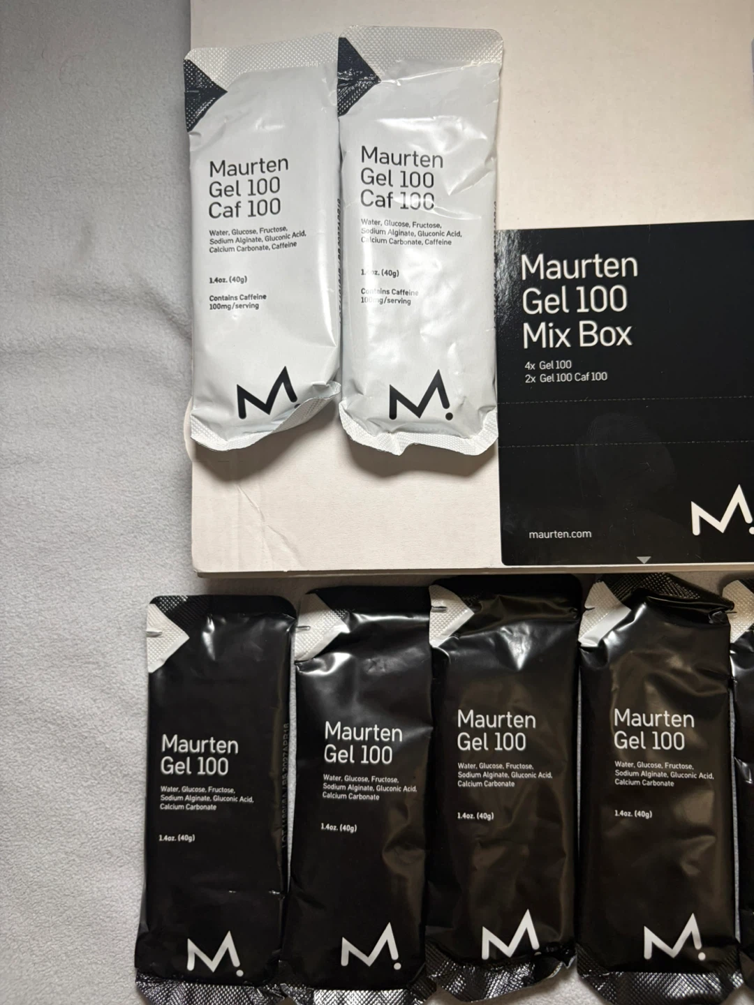 Maurten Gel 100 Mix Box - 7X Gel 100 + 4X Gel 100 Caf 100 - photo 4