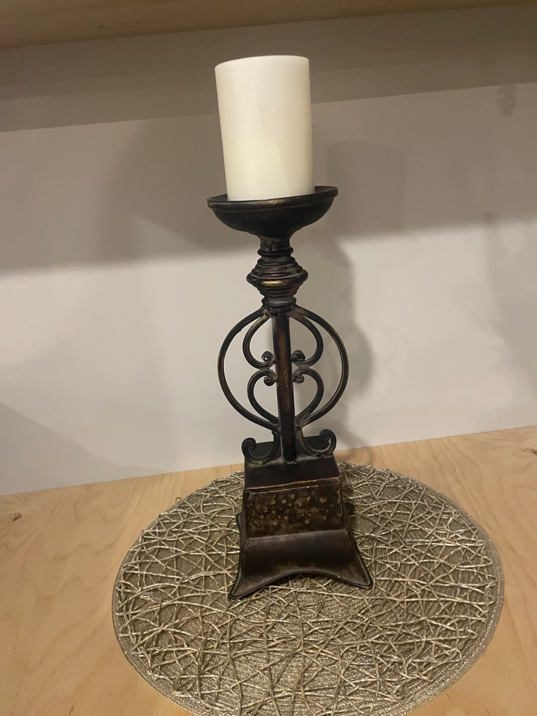 18” Candle Holder & Candle