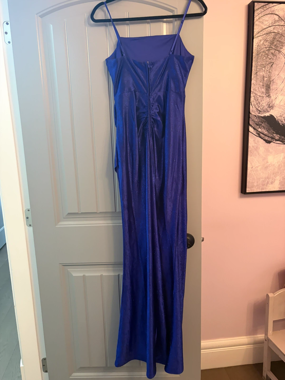 Sparkly Royal Blue Evening Gown - photo 3