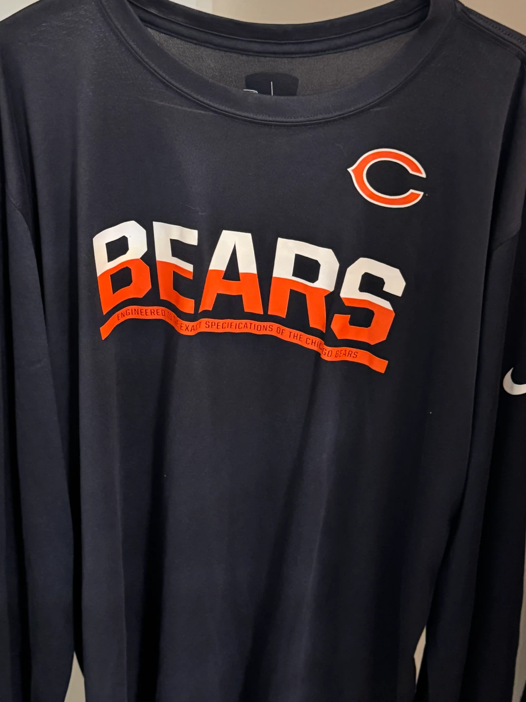 Nike Chicago Bears Long Sleeve Shirt - photo 2