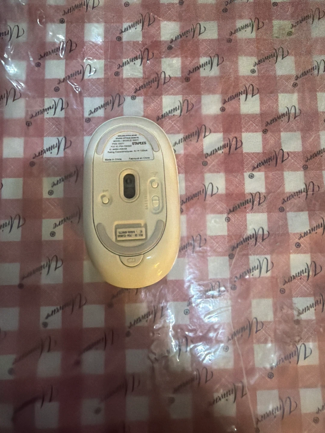 Staples Wireless Optical Mouse 52071