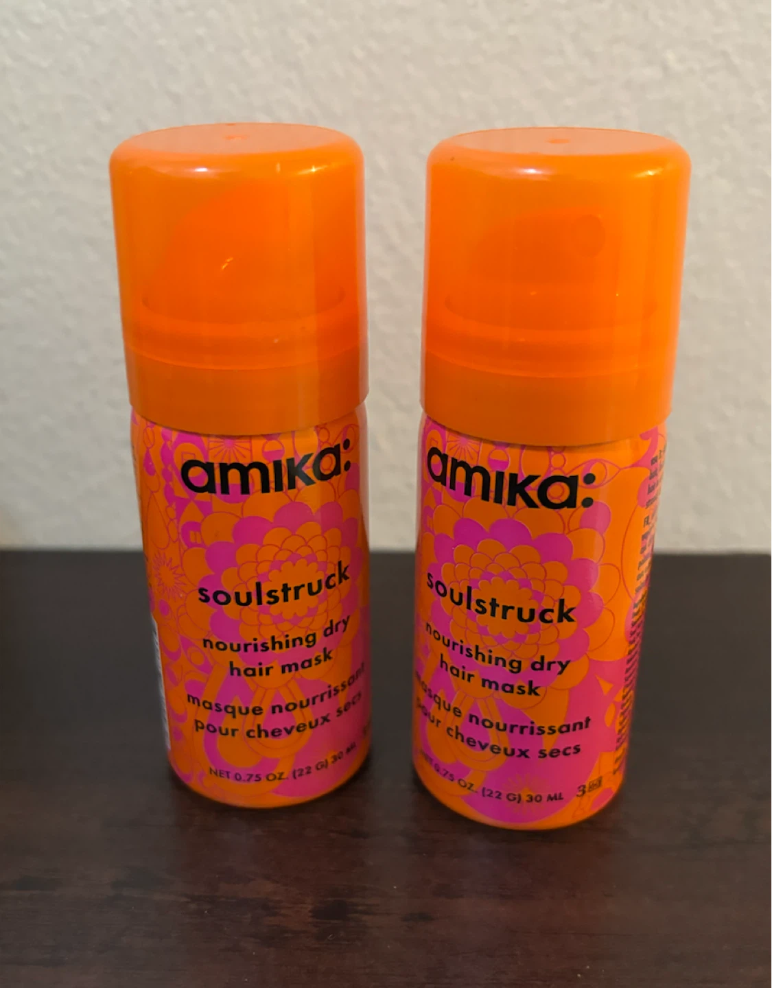 NEW-Amika Soulstruck Nourishing Dry Hair Mask 0.75 oz (2 pack)