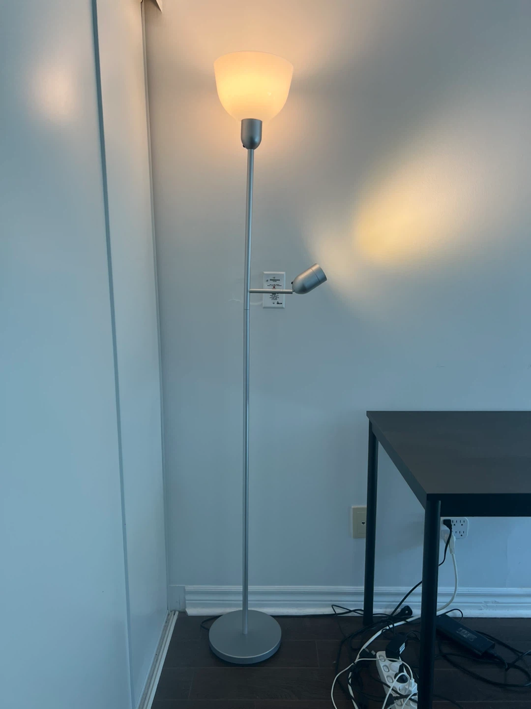 IKEA floor lamp with reading light