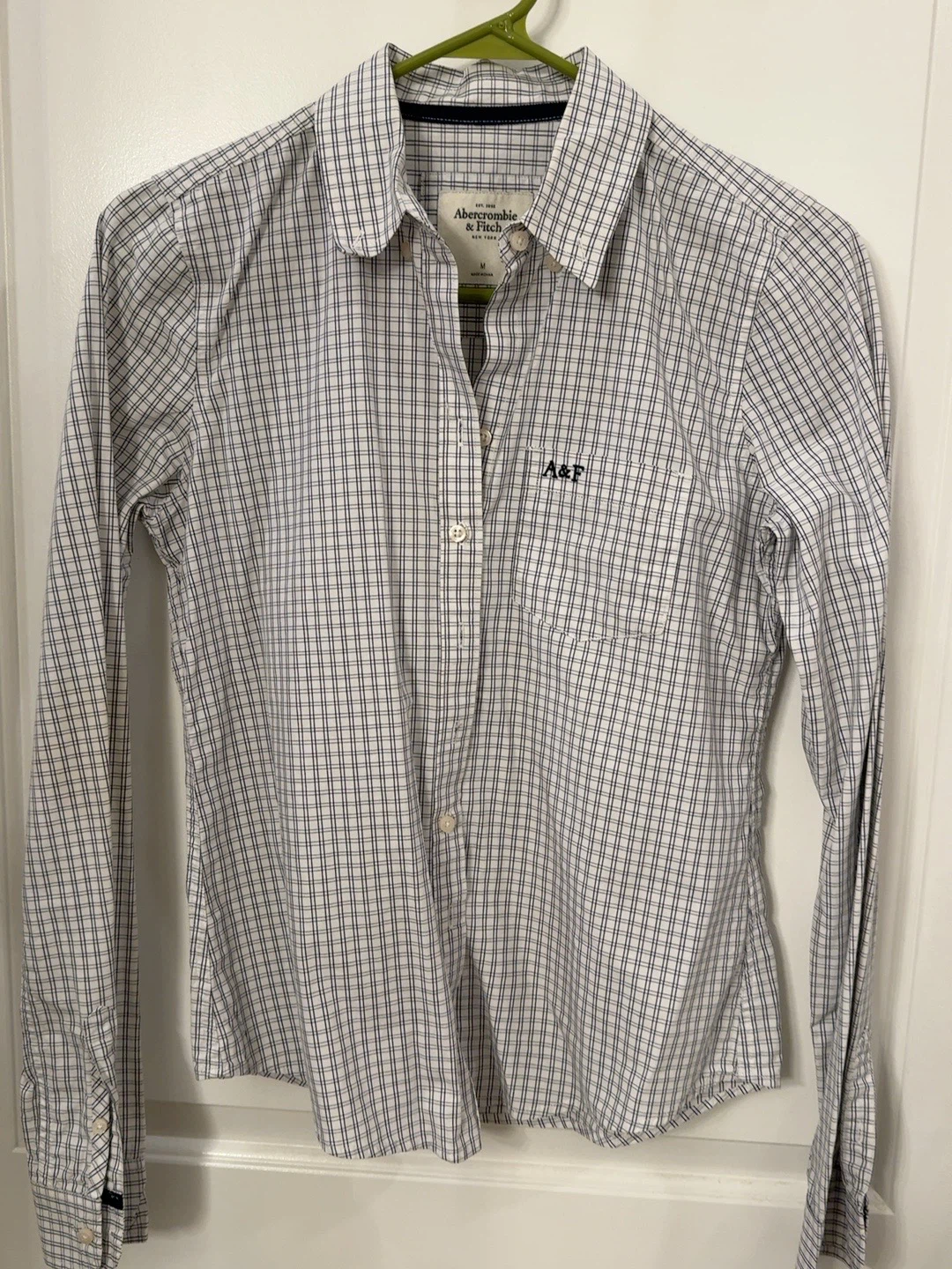 Abercrombie & Fitch White & Navy  Size M - photo 2