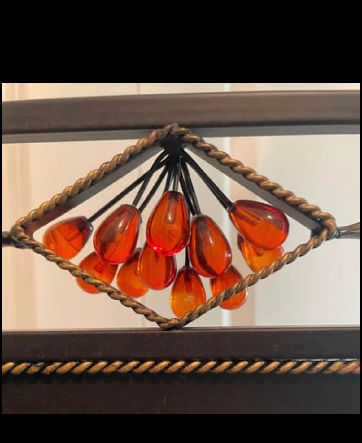 Room Divider 3 panel with glass accents - photo 4