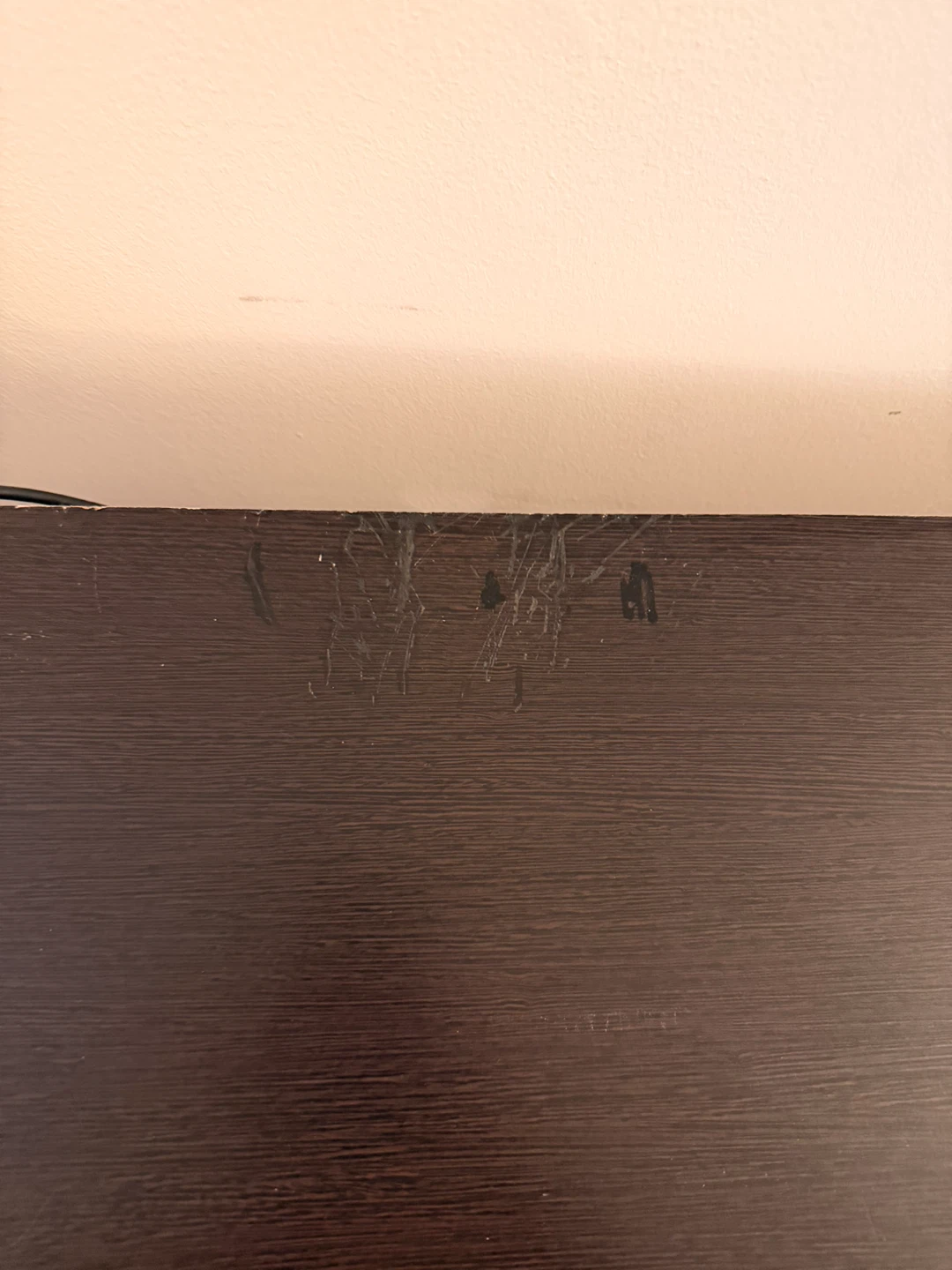 Dark Brown TV Stand with Drawers and Shelf - photo 4