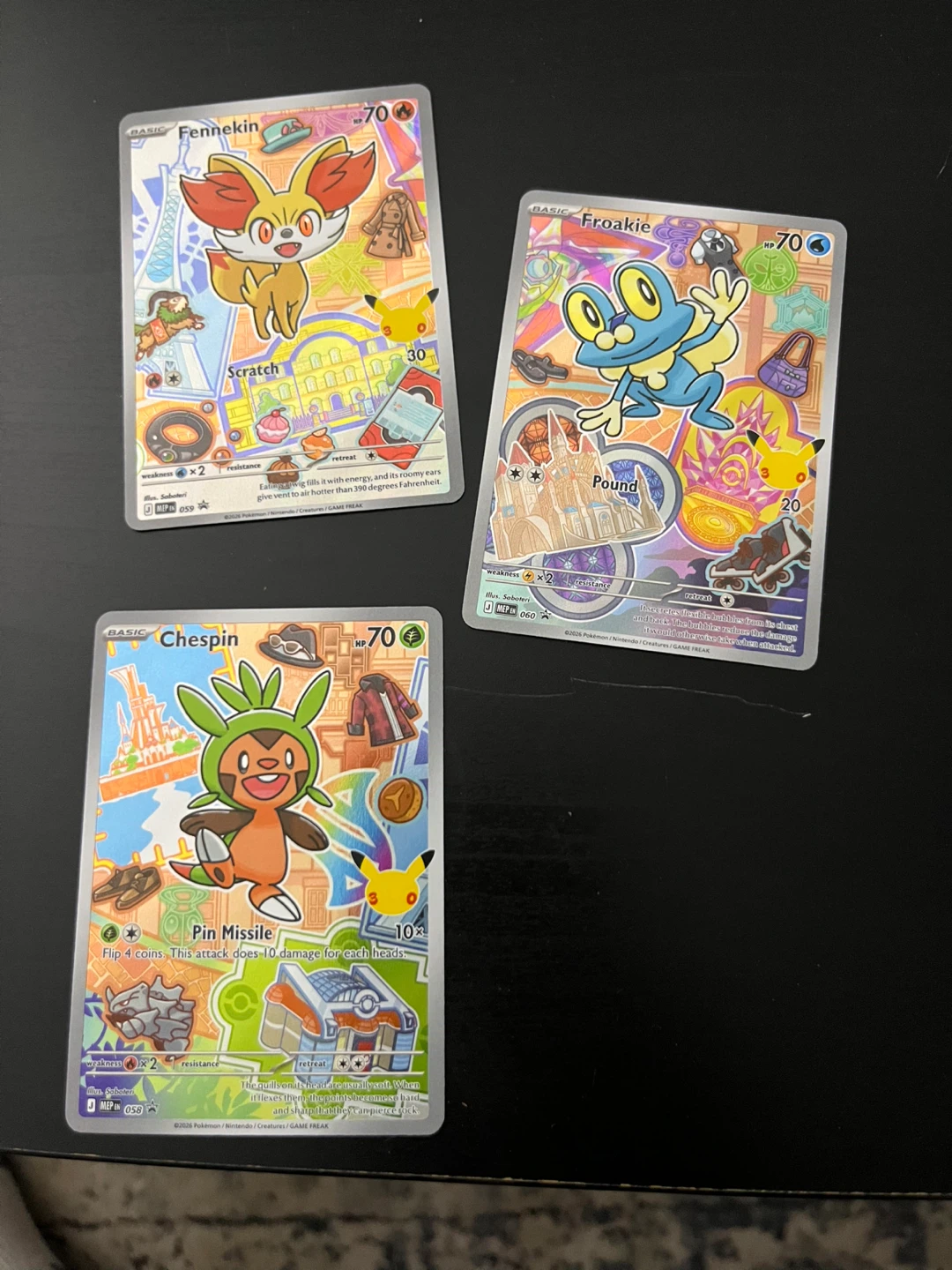 First Partners series 3 Gen 6 Pokemon Cards