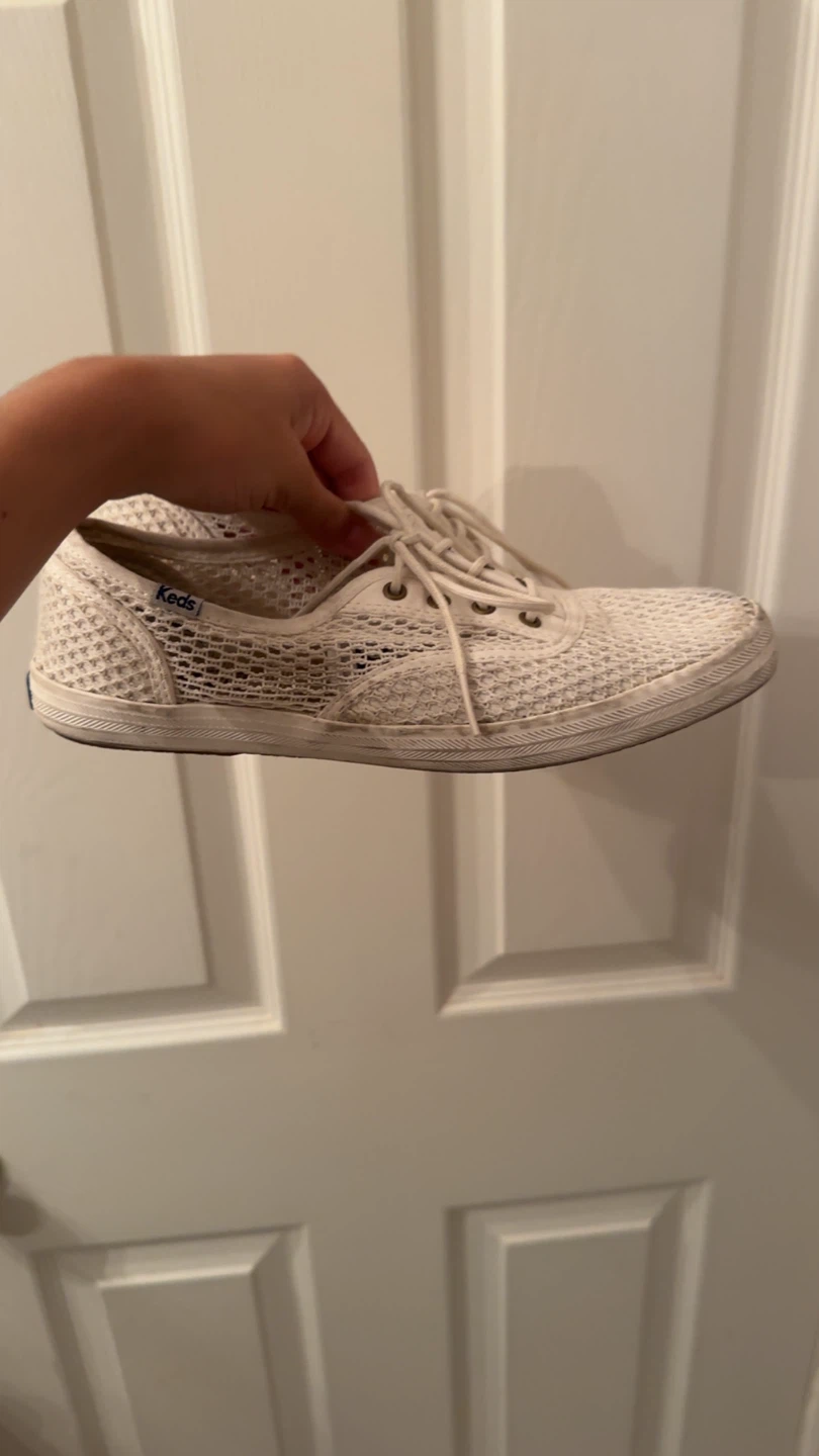 Keds White Mesh Sneakers