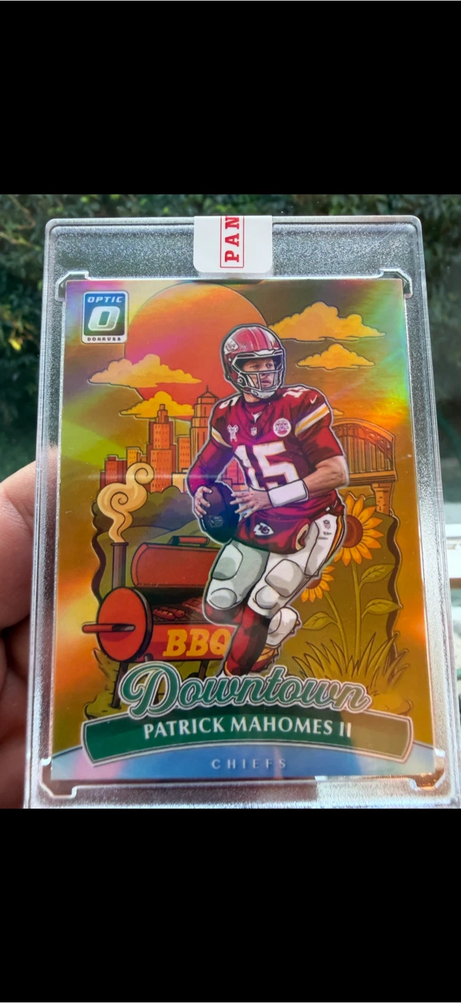 2022 Panini Donruss Optic Downtown Patrick Mahomes II Card