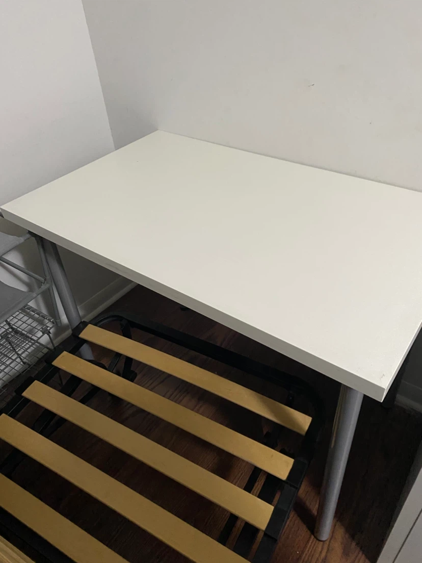 White IKEA table /desk-move out sale