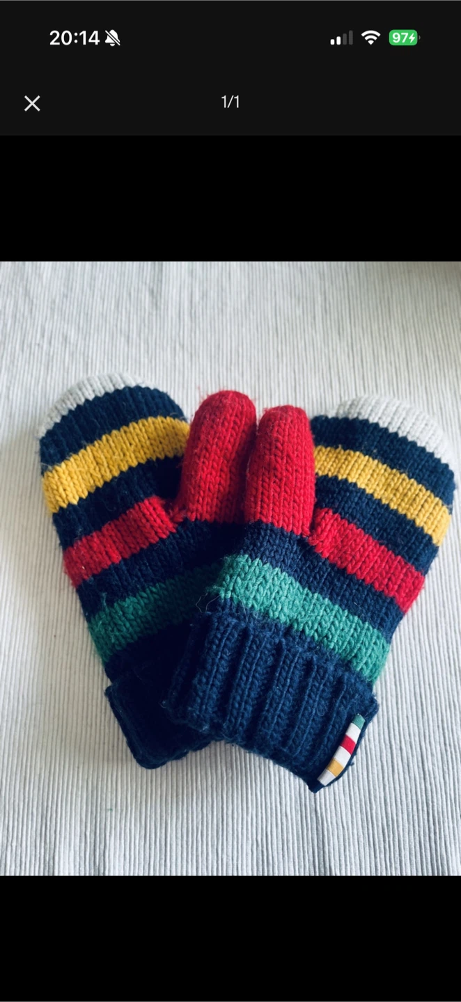 Hudson's Bay Company Striped Mittens
