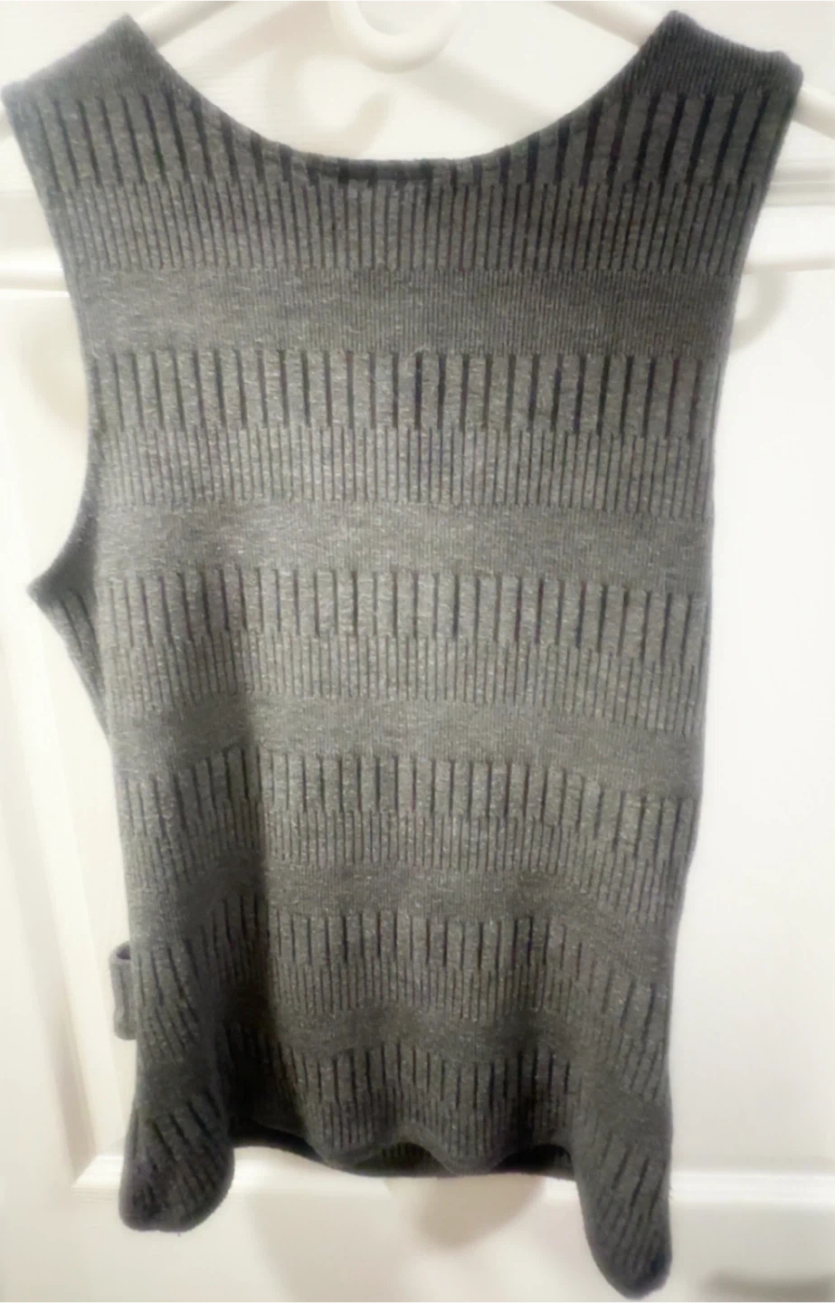 Y2k Grey Tank W/ Sliver Belt - photo 2