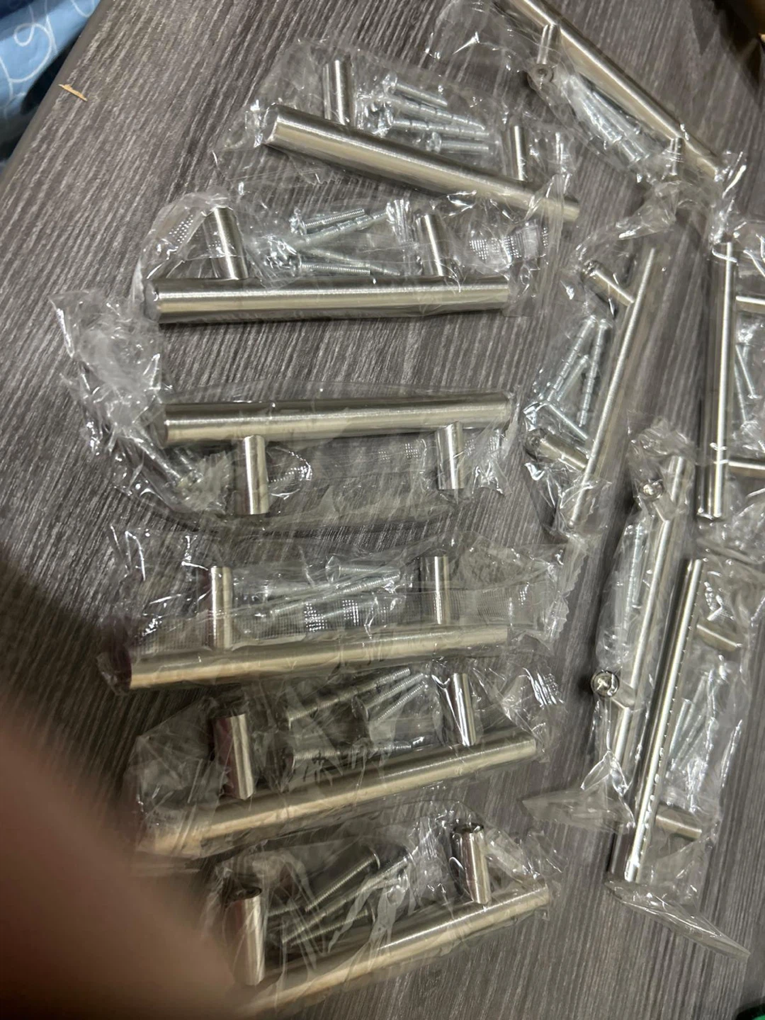 New-10-Piece Stainless Steel Cabinet Drawer Pulls - photo 3