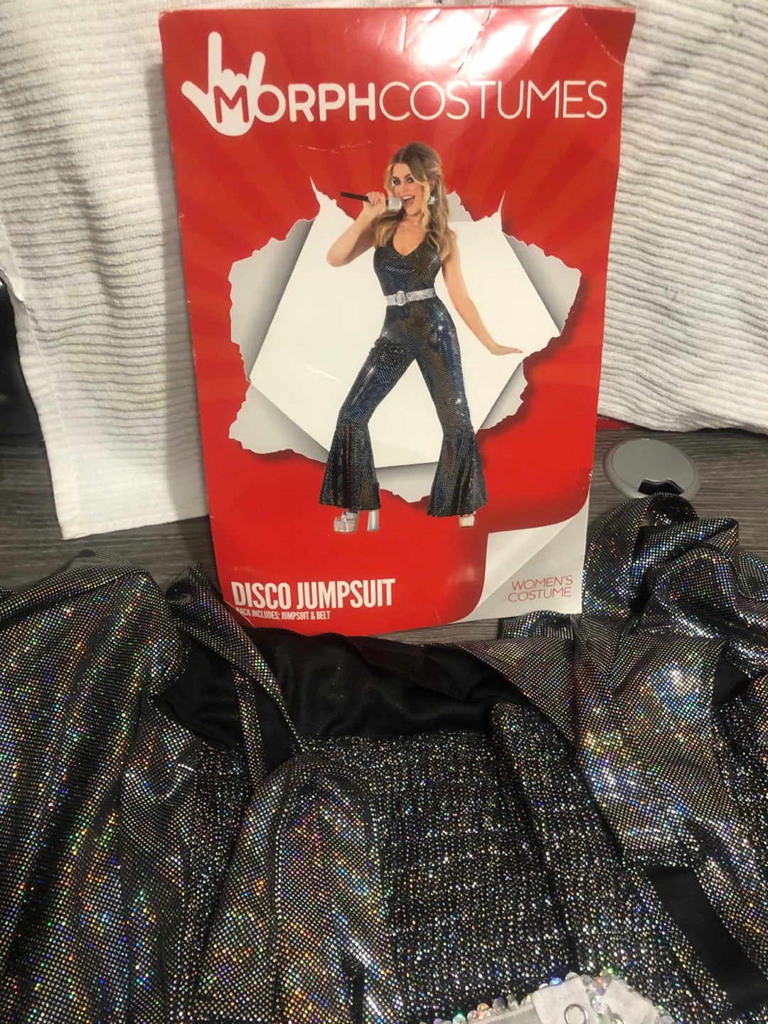 New-MorphCostumes Disco Jumpsuit Women's Costume