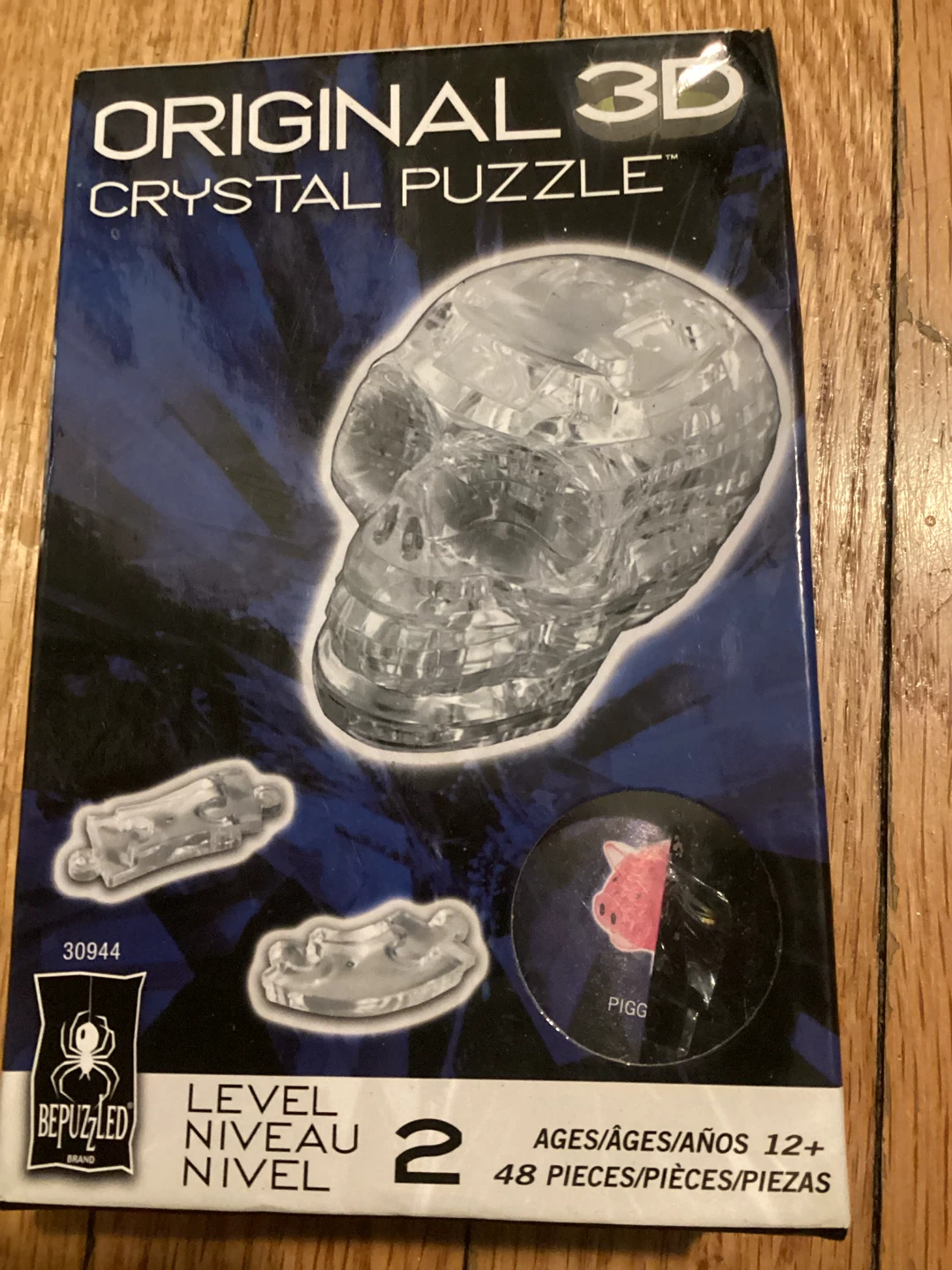 BePuzzled Original 3D Crystal Puzzle Skull