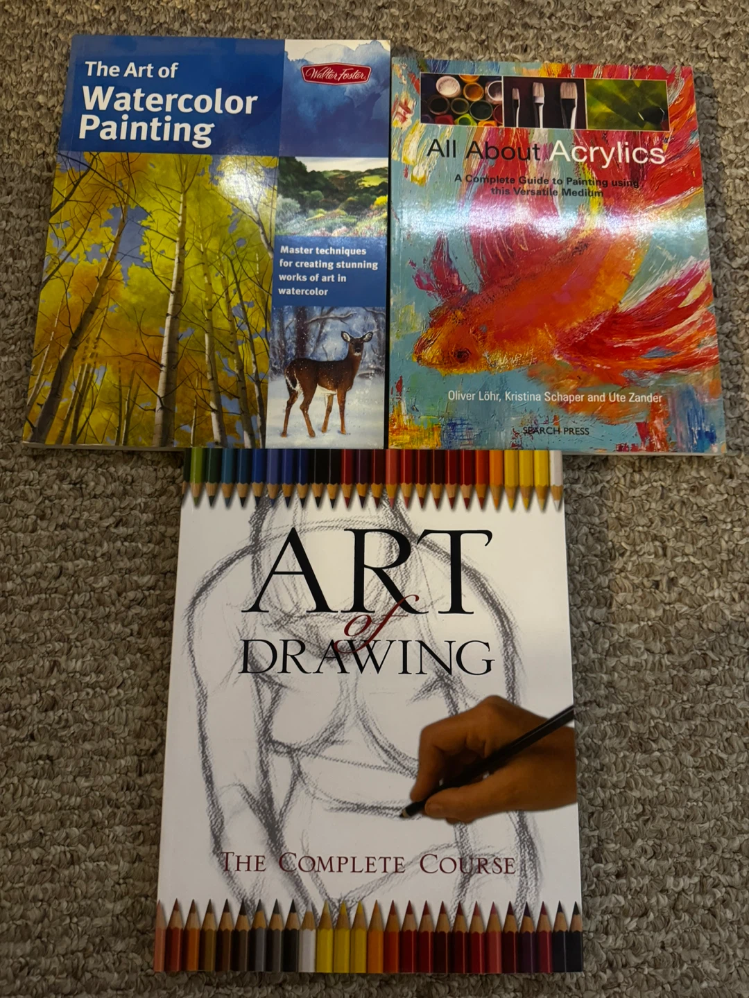 3 Art Instruction Books- Brand New