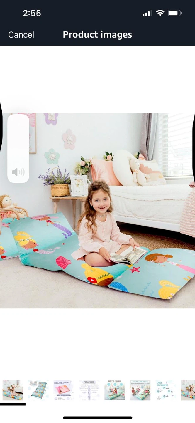 New-Butterfly Craze Mermaid Nap Mat - photo 3
