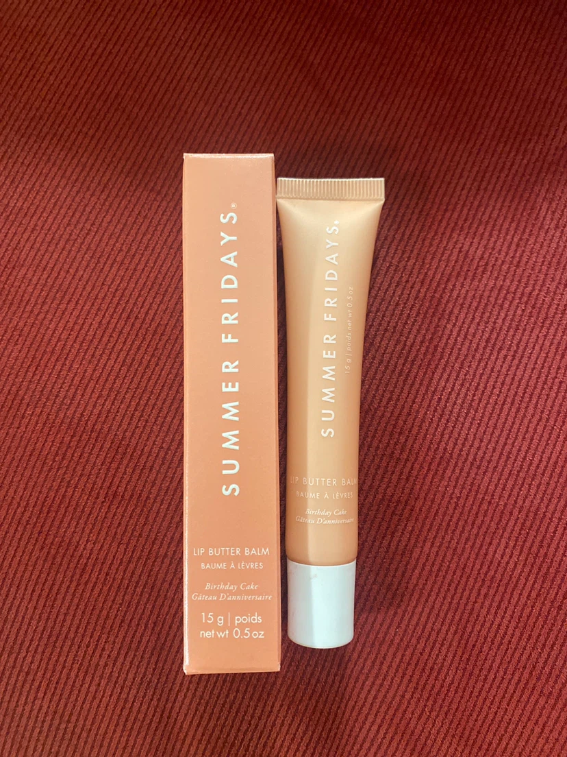 Summer Fridays Lip Butter Balm Birthday Cake