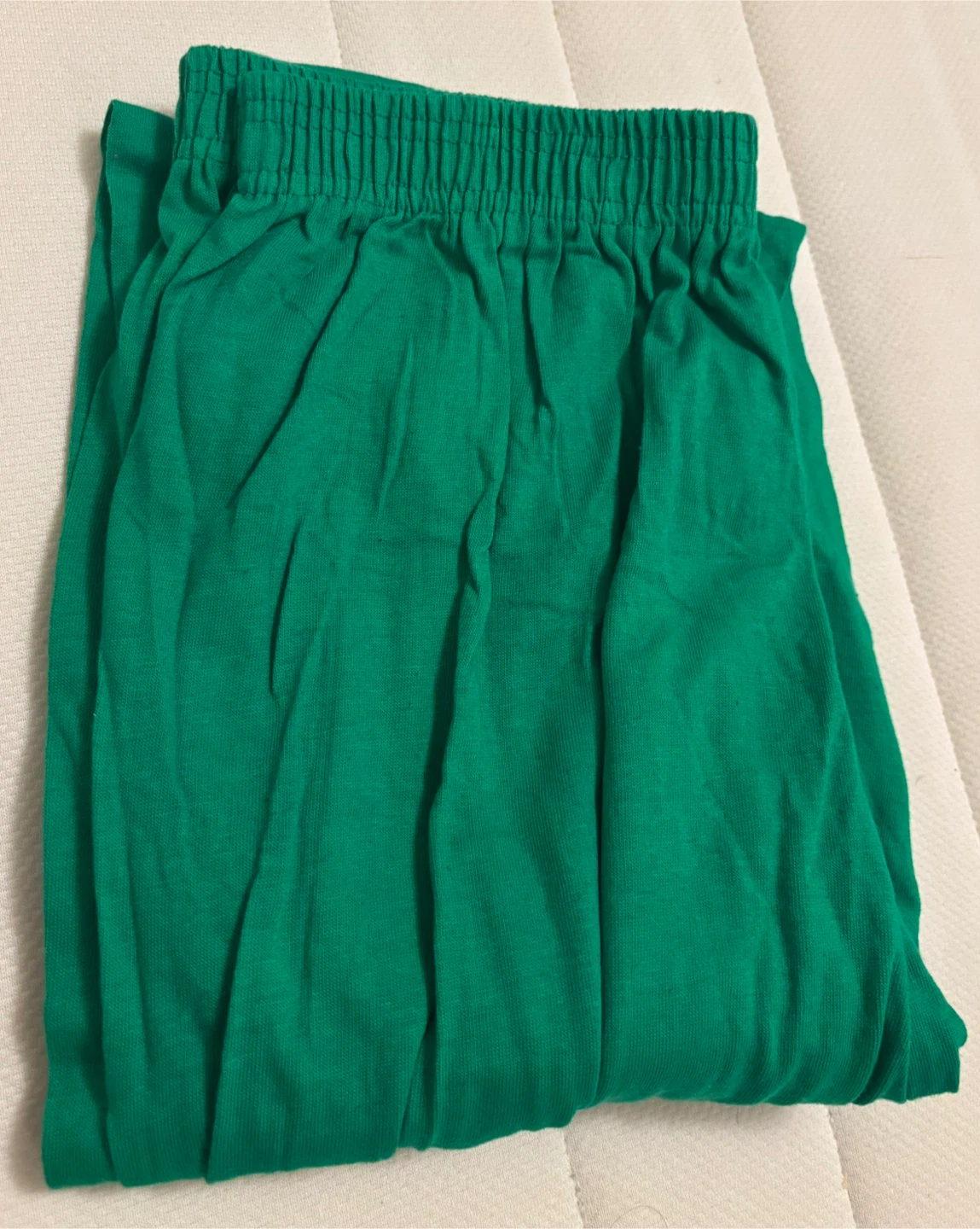 Cotton Green and Blue Leggings