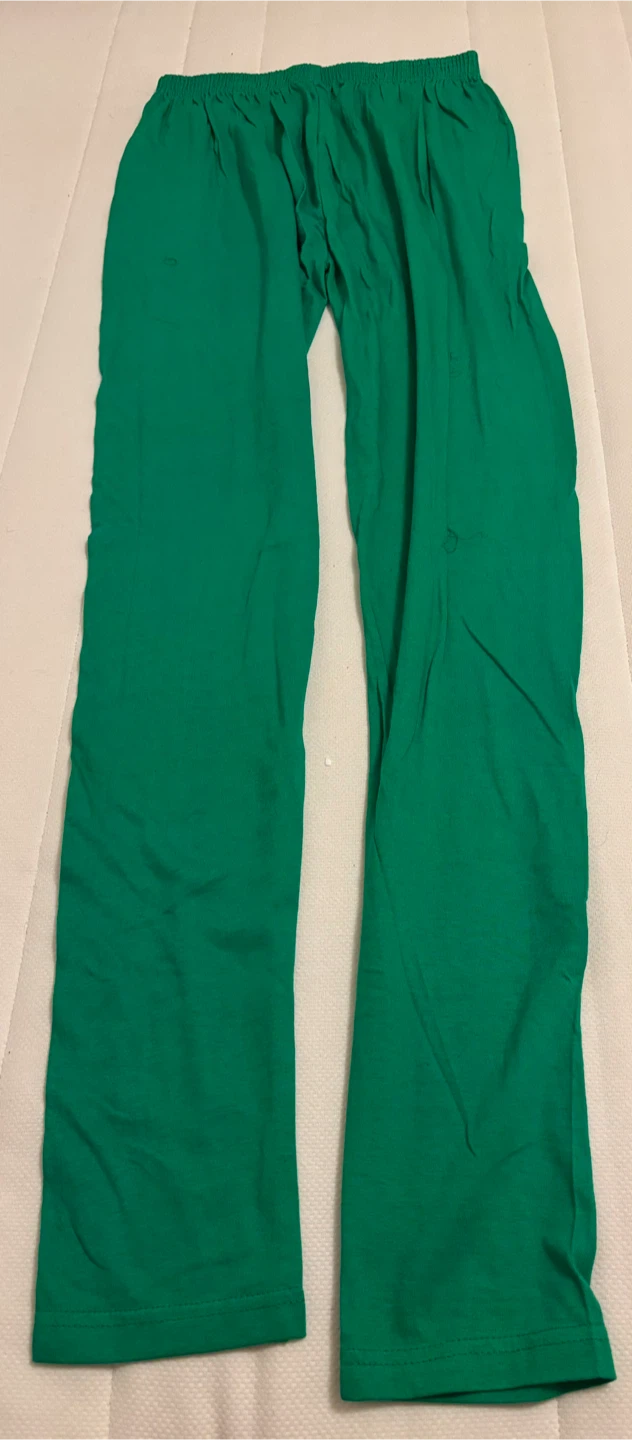 Cotton Green and Blue Leggings - photo 2