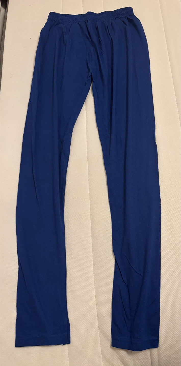Cotton Green and Blue Leggings - photo 4