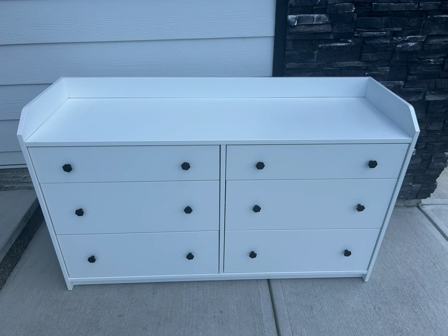 IKEA White dresser with 6 drawers