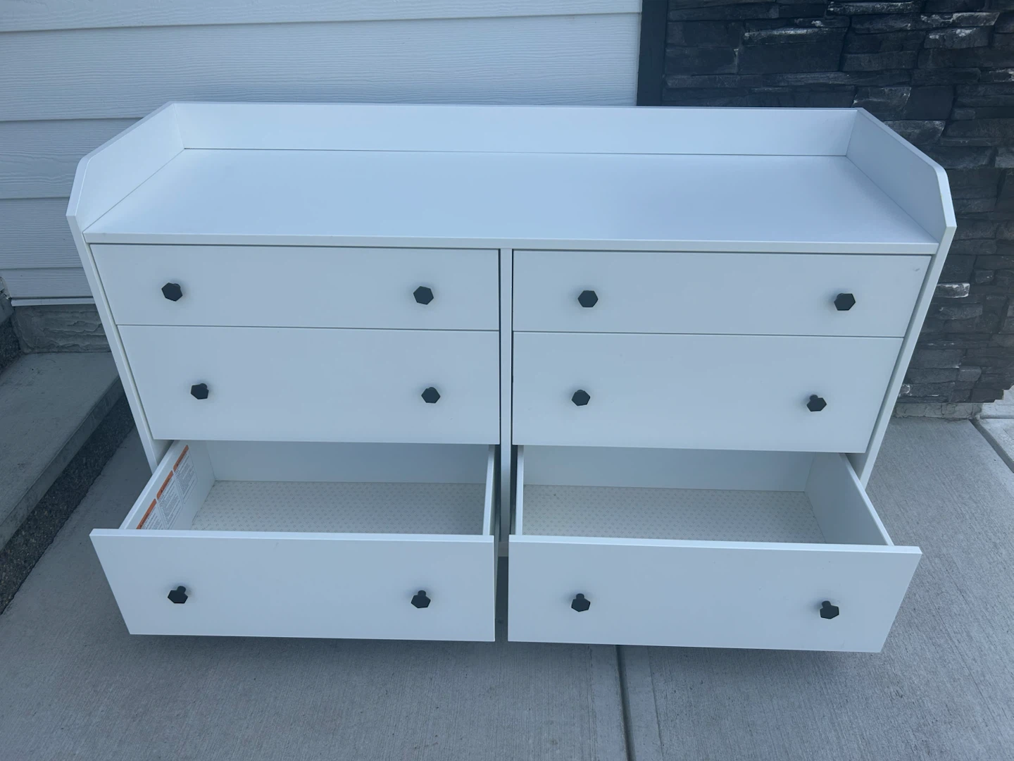 IKEA White dresser with 6 drawers - photo 4