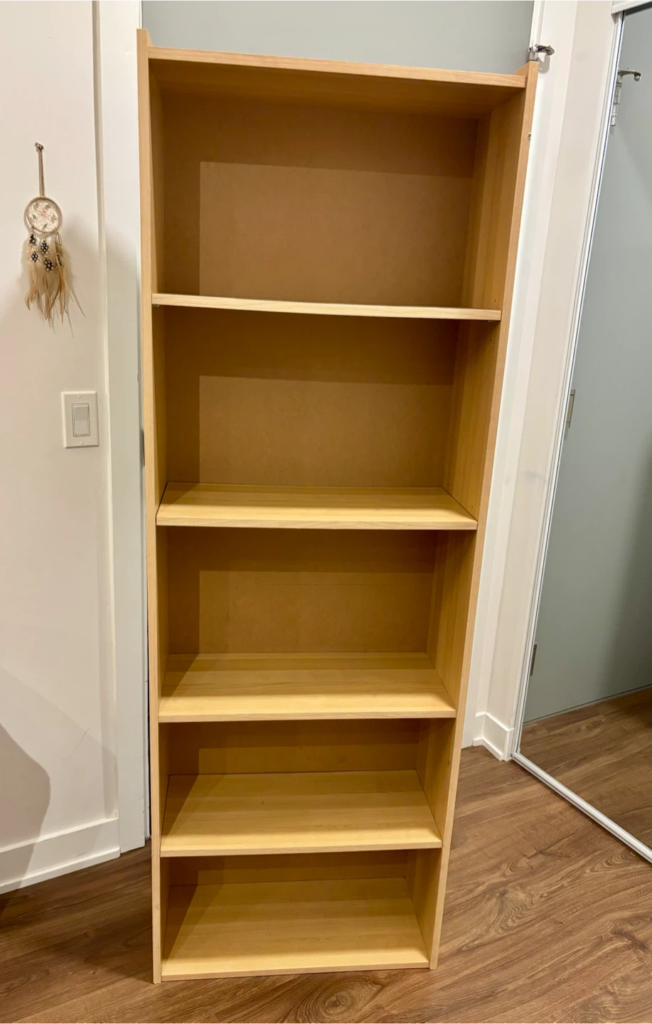 Light Wood Grain Bookshelf - photo 2