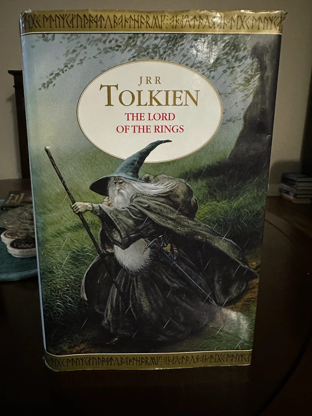 Lord of the Rings 1994 Hardcover HarperCollins JRR Tolkien Map - photo 2