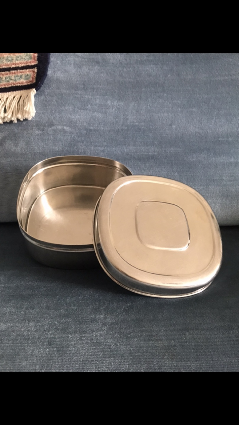 Stainless Steel Container + Sleek Steel Water Bottle