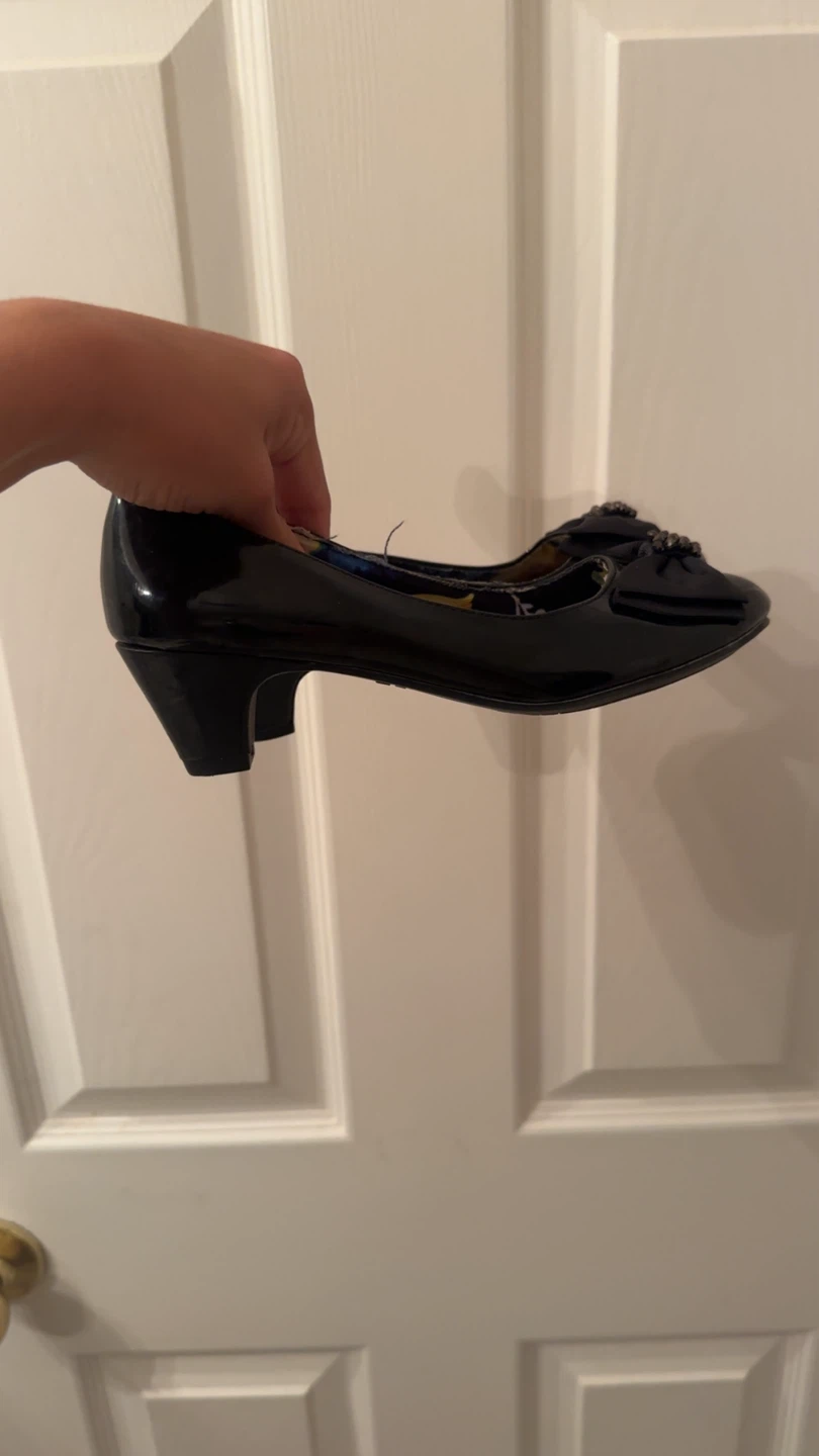 George Black Patent Bow Dress Shoes - photo 2