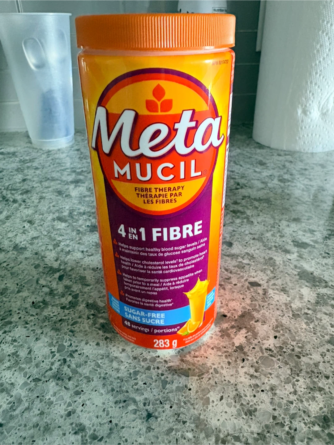 Metamucil 4-in-1 Fibre Sugar-Free 283g